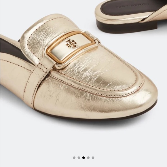 NWT Tory Burch Georgia loafer gold color size 7 - Picture 6 of 9